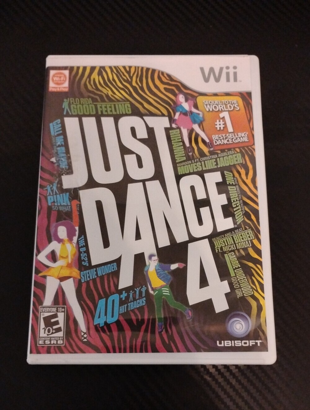 Just Dance 4 (Nintendo Wii) - Complete in Case (CIB) - Tested & Working